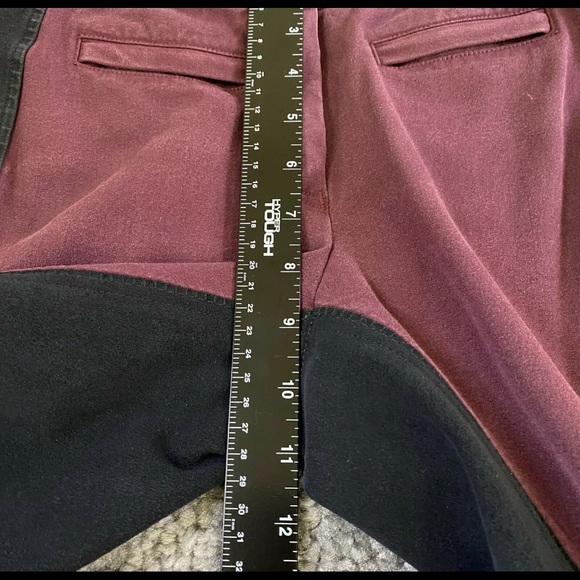 Dover Saddlery Full Seat Burgundy Breeches - Size 26 - Picture 3 of 7
